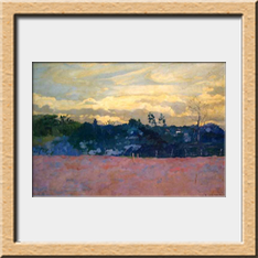 Caggiano César Augusto - Tierra Arada 1927 69 x 100 cm.