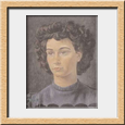 Berni Antonio - 1945 Retrato de adolescente  leo 44x34