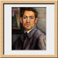 Candia Domingo - Autorretrato óleo 1924 0.53x43.5