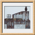 Elizalde Rodolfo - 1976  La f�brica 37x44  t�mpera   t�mpera   54x54