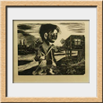 Gambartes Leonidas - 1943 Linóleo 0.47x0.32