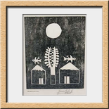 Grela Juan - Paisaje   Xilografa  1963    0.29x0.23