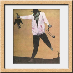 Herrero Miranda Oscar - El matador Óleo 1965 99x80