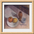 Macchiavelli Alberto - Mate de madera y frutas 1997 �leo 48 X 50
