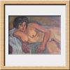 Mart�nez Manuel - Desnudo acostado �leo 60x50 1962