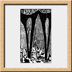 Mijalichen Estanislao - El puente Xilograf�a