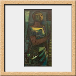 Ottmann Hugo - Figura con pañuelo amarilo 1957