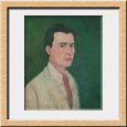 Schiavoni Augusto - Autorretrato �leo sobre cart�n 52 X 42 cm 1922