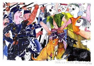 Boglione Osvaldo - (Dibujo color)